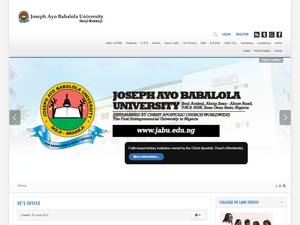 partial award Program at Joseph Ayo Babalola University in Nigeria, 2019