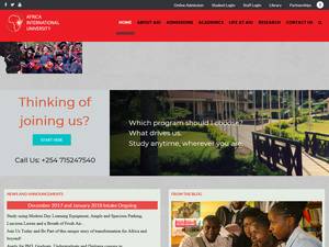 Academic Honour Merit Scholarship at Africa International University, Kenya