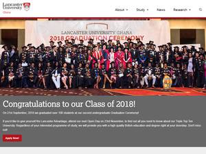 Academic merit awards at Lancaster University Ghana for Bachelor