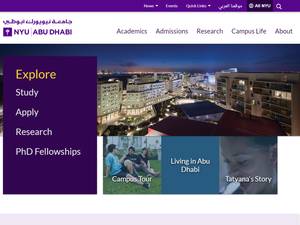Sheikh Mohamed bin Zayed NYU Abu Dhabi Scholarships in United Arab Emirates for Bachelor
