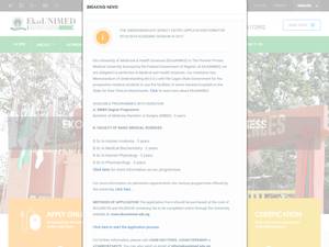 University of Medical Sciences (UNIMED) 2022-2023 Undergraduate NextGenS Scholarships, Ondo, Nigeria for Bachelor