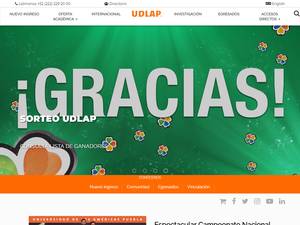 UDLAP PhD Scholarship in Water Science for International Students in Mexico