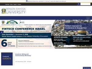 Scholarships at Benson Idahosa University in Nigeria, 2020 for Course