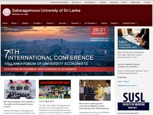 FGS Scholarships at Sabaragamuwa University of Sri Lanka, 2020