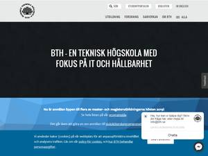 Blekinge Institute of Technology Scholarships for International Students in Sweden, 2017