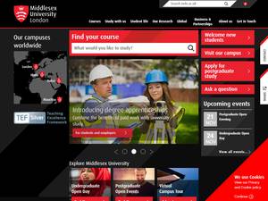 Middlesex University European Academic Awards in UK for Master