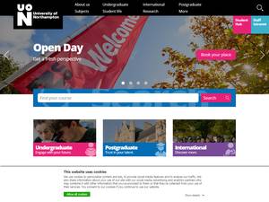 The University of Northampton International Graduate Scholarship in UK