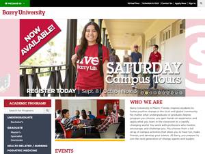 Merit-Based Scholarships for International Students at Barry University, USA for Bachelor