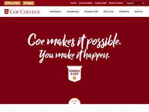 Coe College 2025 Global Scholarships for Undergraduate Students for Bachelor