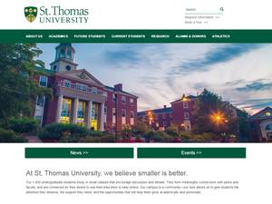 international awards at St. Thomas University in Canada