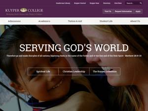 International Ambassador Scholarships at Kuyper College, USA for Course