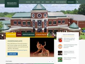 International Scholarships at Belhaven University, USA for Bachelor