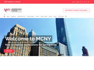 International Scholarships at Metropolitan College of New York, USA for Bachelor