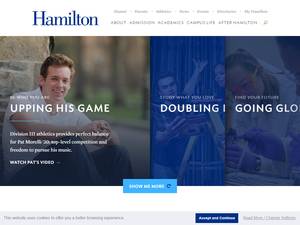 Hamilton College Scholarships for International Students for Master