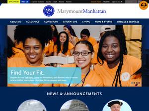 Marymount Manhattan College International Presidential Scholarships in USA for Bachelor