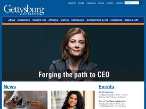 Gettysburg College Eisenhower funding for Incoming Students in the USA for Diploma