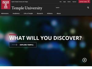 #WhyUS Campaign and Scholarships at Temple University in USA for Bachelor