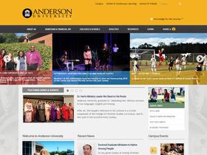 President’s Scholarship at Anderson University, USA for Bachelor