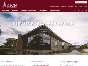 International Student Award at Ripon College, USA