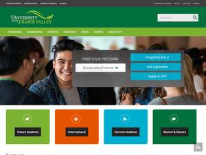 University of the Fraser Valley International Excellence Entrance Scholarship 2025 for Bachelor