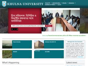Khulna University FSM International program in Bangladesh, 2019 for Master